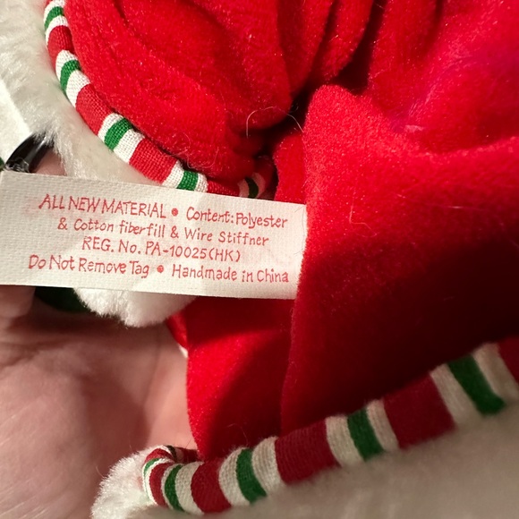 Annalee Santa Doll 2005 9” Christmas Santa with Candy Cane Holiday Figure VTG - Picture 9 of 9